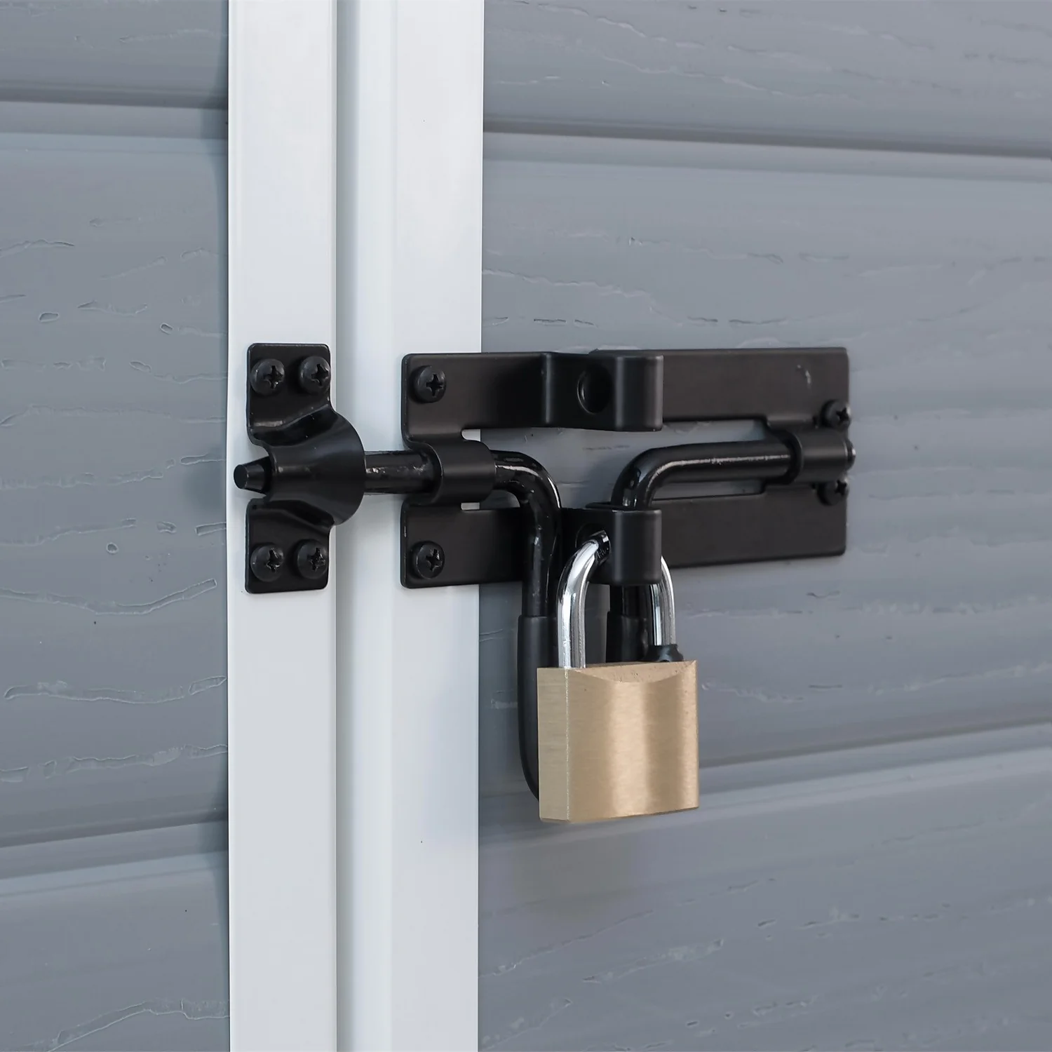 Keter Manor 6 X 8ft Outdoor Garden Apex Storage Shed - Grey 3 Keter Manor 6 X 8ft Outdoor Garden Apex Storage Shed - Grey - Image 3