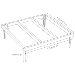 Mercia 6x4ft Pressure Treated Wooden Shed Base 15 Mercia 6x4ft Pressure Treated Wooden Shed Base -Garden Decorations and Ornaments Store 12842215 9314833193629561