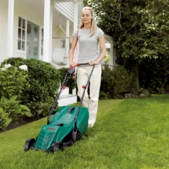 Bosch 1200W Rotak 32-12 Electric Lawn Mower - 32cm -Garden Decorations and Ornaments Store 12875195 3525028915658608