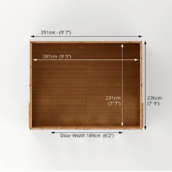 Country Living Hawksworth 10 X 8ft Summerhouse Painted + Installation - Aurora Green -Garden Decorations and Ornaments Store 12881691 2115025527389911