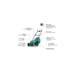 Bosch 1400W Rotak 37-14 Electric Lawn Mower - 37cm -Garden Decorations and Ornaments Store 12883599 1924843325901372