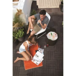 Keter Cool Stool Outdoor Ice Cooler Table 39L - Graphite -Garden Decorations and Ornaments Store 12884590 1214843404720105