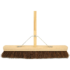 Charles Bentley Stiff Bassine Wooden Broom - 600mm