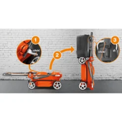 Flymo 1400W EasiStore 340R Electric Lawn Mower - 34cm -Garden Decorations and Ornaments Store 12885911 5034846175207487