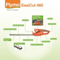 Flymo Easicut 460 Electric Hedge Trimmer - 45cm -Garden Decorations and Ornaments Store 12885913 5754843593157071