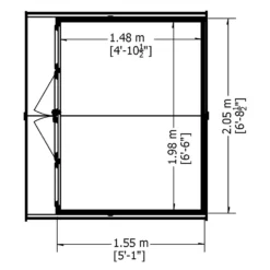 Shire Haddon Summerhouse - 7 X 5ft -Garden Decorations and Ornaments Store 12887154 2004843280991276
