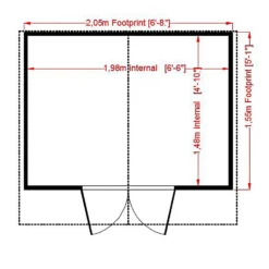 Shire Lumley Summerhouse (incl. Installation) - 7 X 5ft -Garden Decorations and Ornaments Store 12887391 2234849864143186