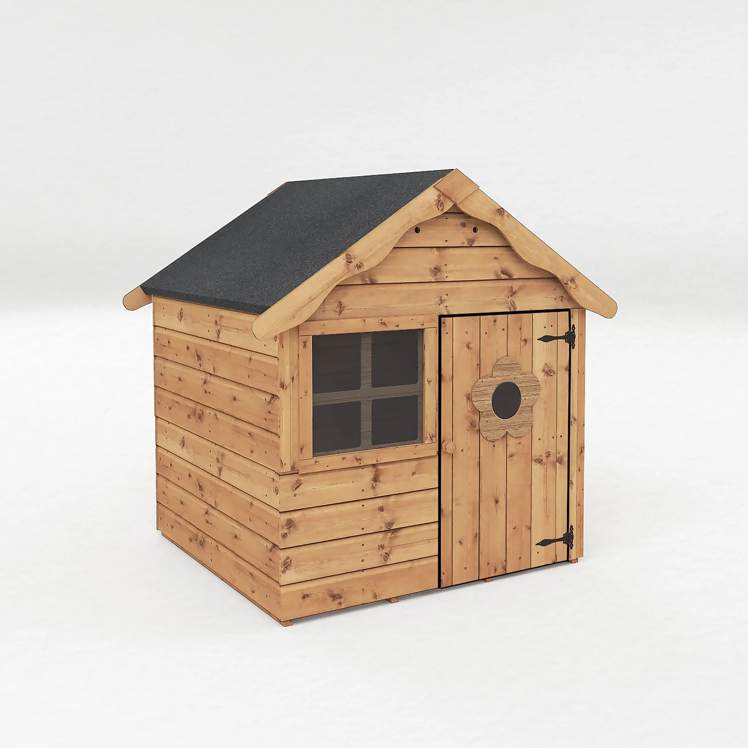 Mercia 4 X 4ft Snug Wooden Playhouse 1 Mercia 4 X 4ft Snug Wooden Playhouse