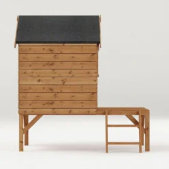 Mercia 4 X 7ft Snug Wooden Playhouse With Tower -Garden Decorations and Ornaments Store 12888282 1264874979631878