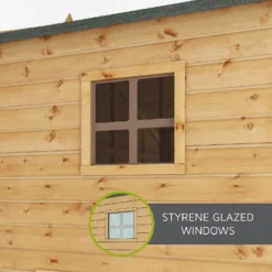 Mercia 4 X 4ft Snug Wooden Playhouse - Installation Included -Garden Decorations and Ornaments Store 12888284 1205027553191550