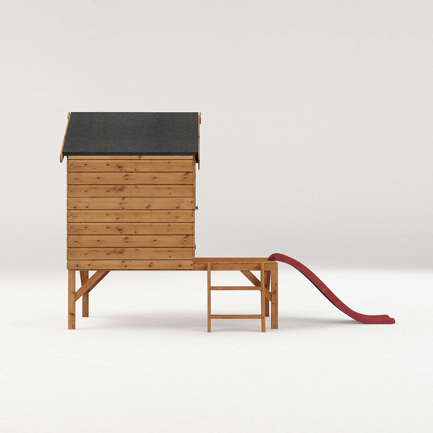 Mercia 7 X 9'4ft Snug Wooden Playhouse Tower & Slide - Installation Included 4 Mercia 7 X 9'4ft Snug Wooden Playhouse Tower & Slide - Installation Included - Image 4