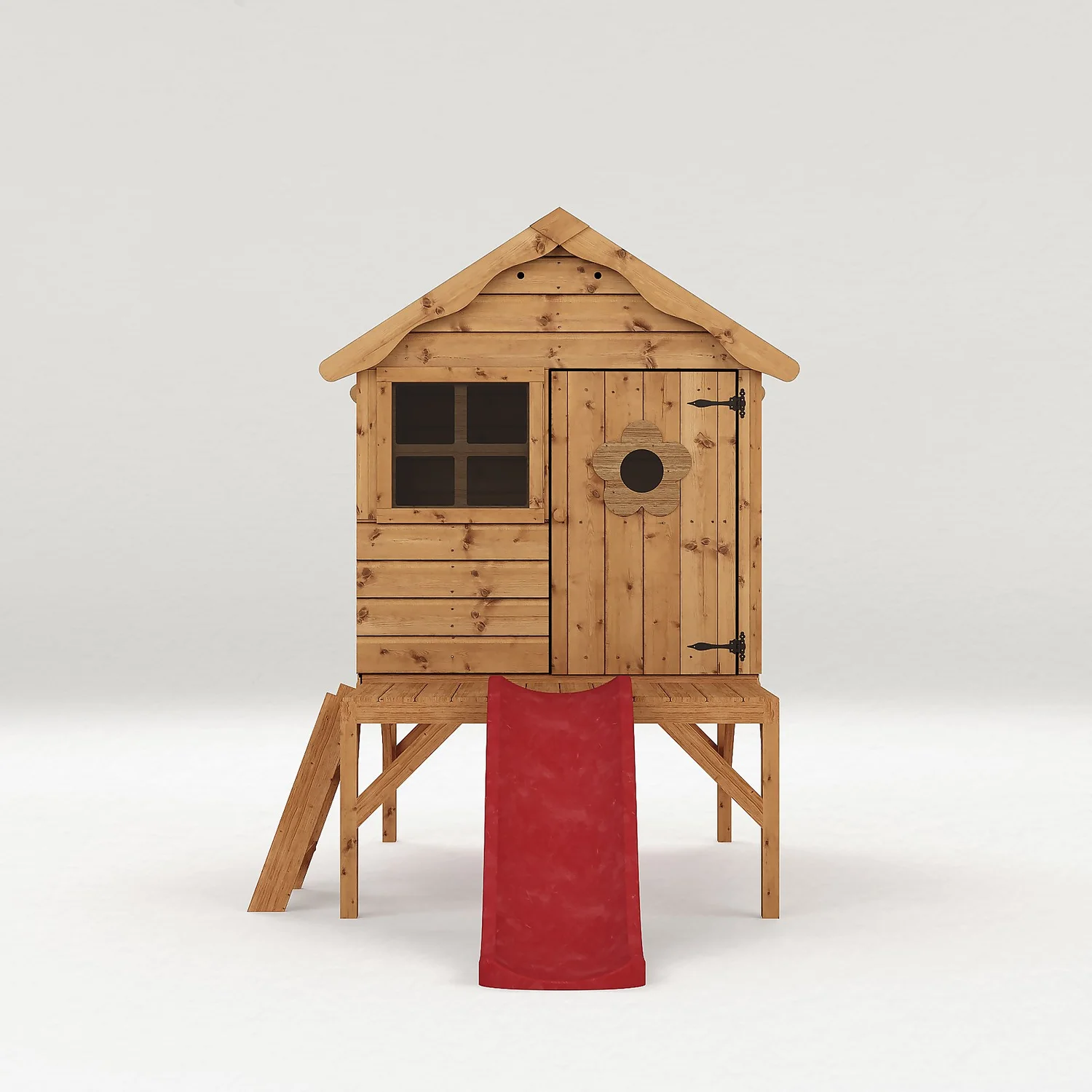 Mercia 7 X 9'4ft Snug Wooden Playhouse Tower & Slide - Installation Included 3 Mercia 7 X 9'4ft Snug Wooden Playhouse Tower & Slide - Installation Included - Image 3
