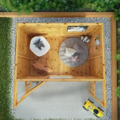 Mercia 5'9ft X 5'8ft Pent Style Wooden Playhouse -Garden Decorations and Ornaments Store 12888294 1075019819092589