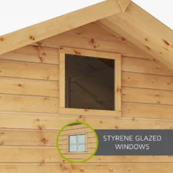 Mercia 5'9ft X 5'8ft Pent Style Wooden Playhouse -Garden Decorations and Ornaments Store 12888294 1695019819059892