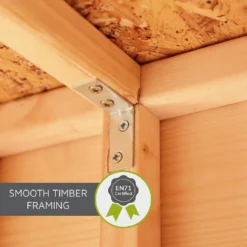 Mercia 5'9ft X 5'8ft Pent Style Wooden Playhouse -Garden Decorations and Ornaments Store 12888294 1825019819031530