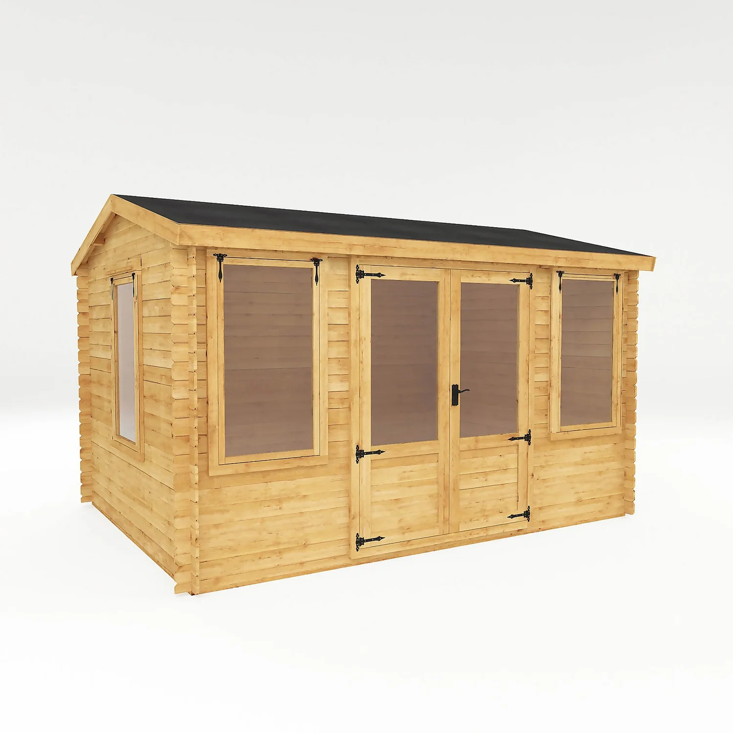 Mercia 4 X 3m 19mm Reverse Log Cabin 1 Mercia 4 X 3m 19mm Reverse Log Cabin