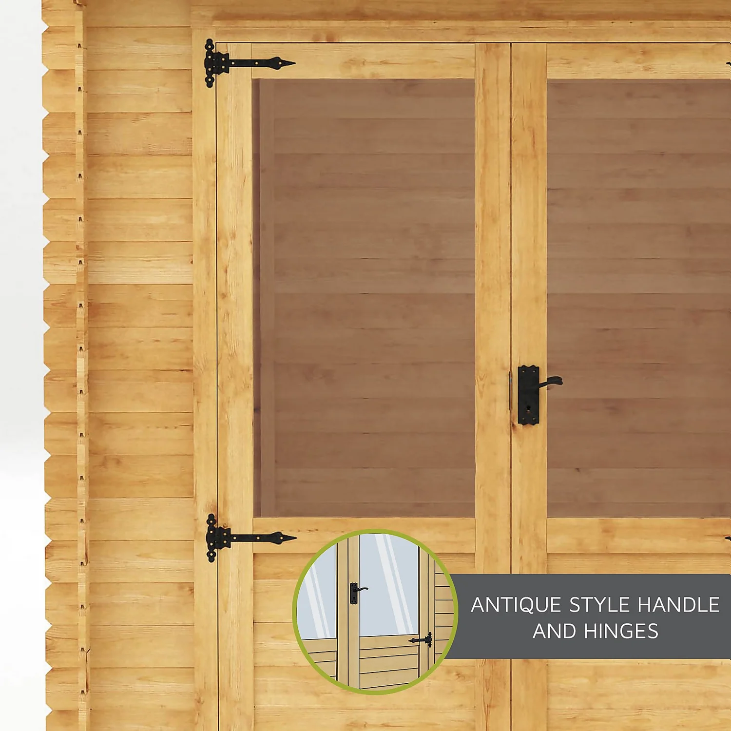 Mercia 4 X 3m 19mm Reverse Log Cabin 6 Mercia 4 X 3m 19mm Reverse Log Cabin - Image 6