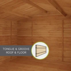 Mercia 3.5 X 3m 19mm Log Cabin -Garden Decorations and Ornaments Store 12888468 4985023718506737