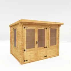 Mercia 3 X 2.4m 19mm Log Cabin (Installed)
