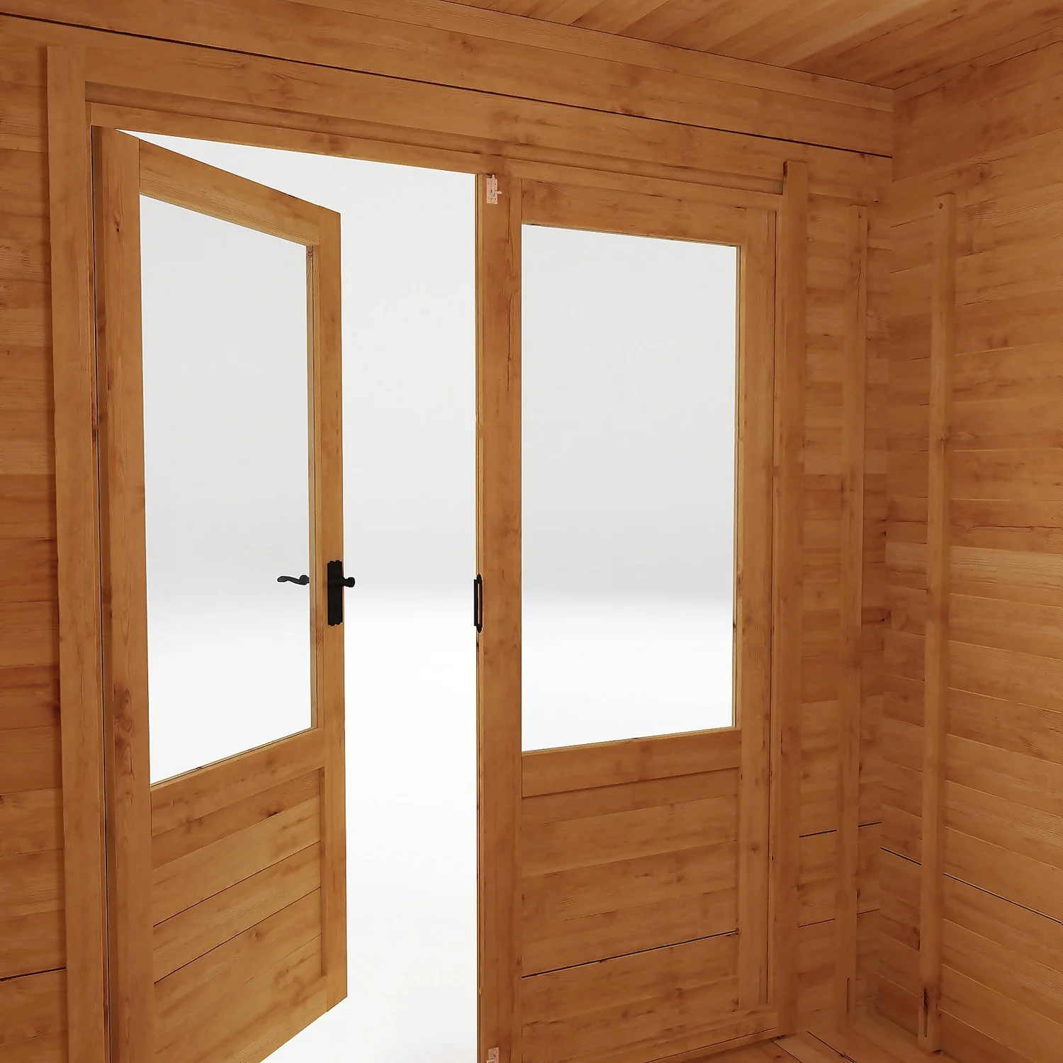 Mercia 2.4 X 2.4m 19mm Log Cabin (Installed) 4 Mercia 2.4 X 2.4m 19mm Log Cabin (Installed) - Image 4