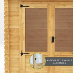 Mercia 2.4 X 2.4m 19mm Log Cabin (Installed) 15 Mercia 2.4 X 2.4m 19mm Log Cabin (Installed) -Garden Decorations and Ornaments Store 12888477 1635023718342745