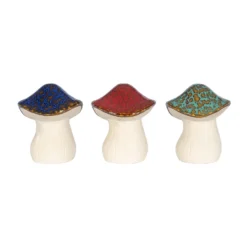 Ceramic Mushroom Garden Ornament - Medium