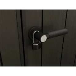 Keter Newton 7.5 X 7ft Outdoor Plastic Garden Storage Shed - Brown -Garden Decorations and Ornaments Store 12909854 2004845876123045