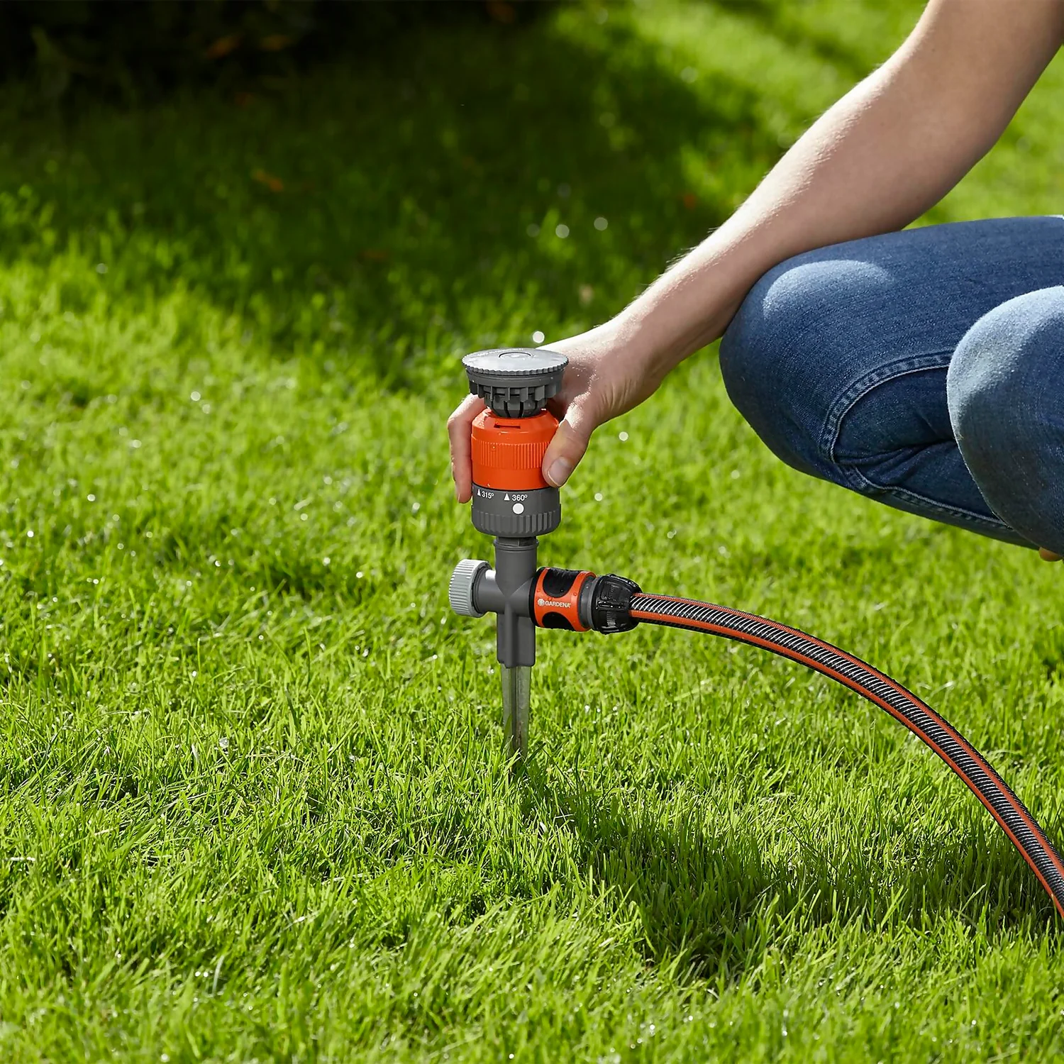 Gardena Comfort Circular Sprinkler Vario Spike 2 Gardena Comfort Circular Sprinkler Vario Spike - Image 2