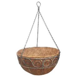 35 Cm Distress Finish Hanging Basket With Coco Liner 7 35 Cm Distress Finish Hanging Basket With Coco Liner -Garden Decorations and Ornaments Store 13193949 1054902150164586