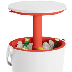 Keter GoBar Outdoor Ice Cooler Table Garden Furniture - Red / White 12 Keter GoBar Outdoor Ice Cooler Table Garden Furniture - Red / White -Garden Decorations and Ornaments Store 13412934 7814910901693408