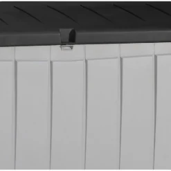 Keter Ace Outdoor Garden Storage Box 124 X 55 X 62.5 Cm - Grey And Black -Garden Decorations and Ornaments Store 13432924 1444947994665603