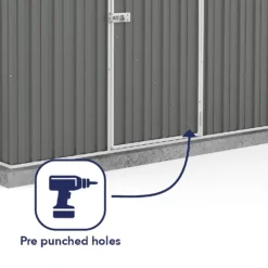 Absco 7.5 X 10ft Premier Reverse Apex - Dark Grey -Garden Decorations and Ornaments Store 13440856 1214929163804926