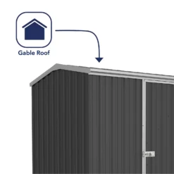 Absco 7.5 X 5ft Premier Reverse Apex - Dark Grey -Garden Decorations and Ornaments Store 13440866 6464929164668878