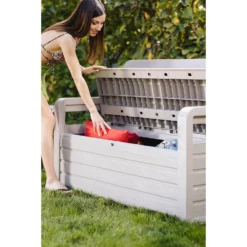 Toomax Forever Spring Bench - Warm Grey -Garden Decorations and Ornaments Store 13462731 1984951391545320