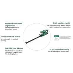 Bosch EasyHedgeCut 18-45 Hedge Trimmer -Garden Decorations and Ornaments Store 13496928 1884961768712855