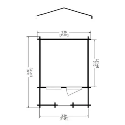 Shire 8 X 8ft Maulden Log Cabin - Including Installation 15 Shire 8 X 8ft Maulden Log Cabin - Including Installation -Garden Decorations and Ornaments Store 13505219 1044931994224682