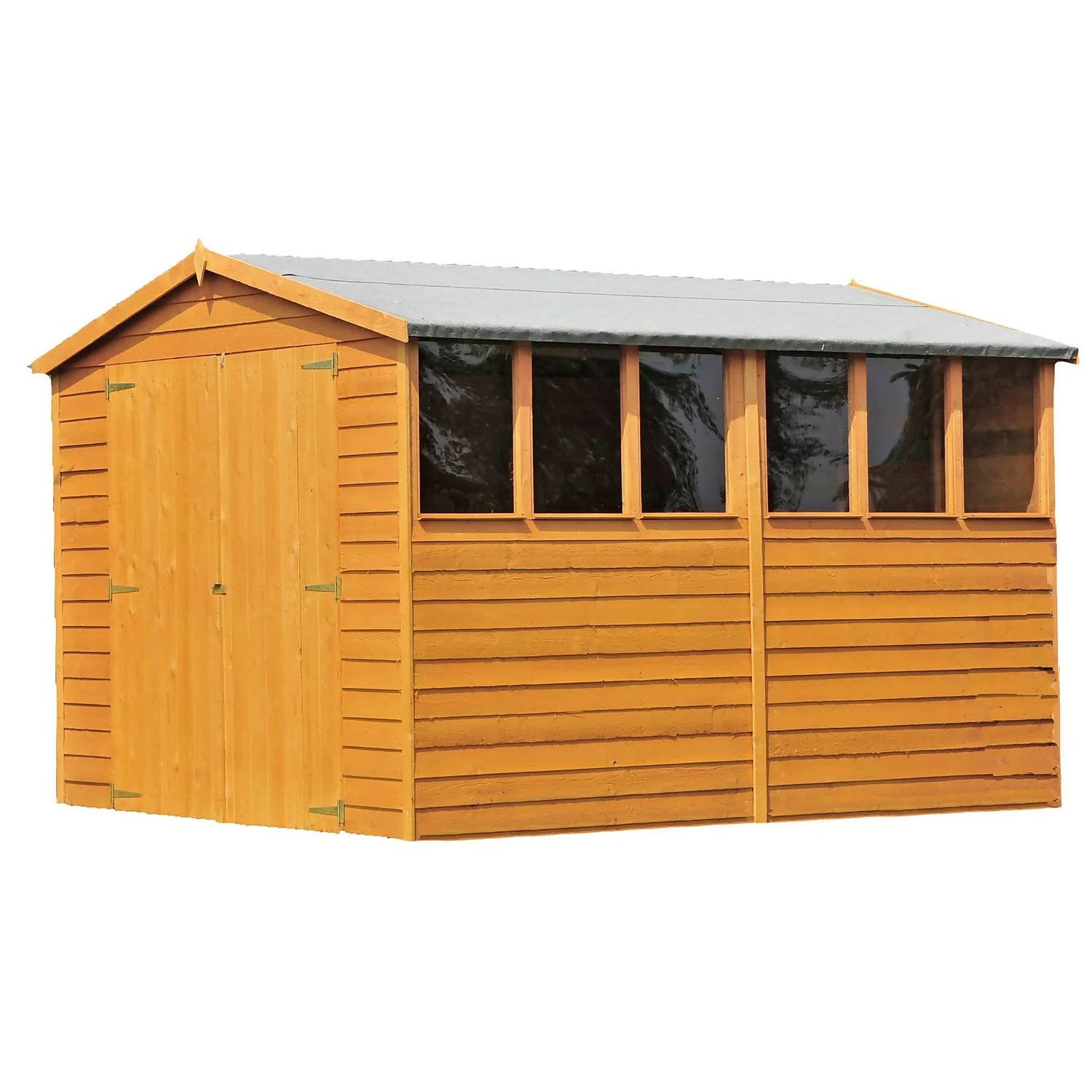 Shire 10 X 10ft Double Door Overlap Garden Shed - Including Installation 1 Shire 10 X 10ft Double Door Overlap Garden Shed - Including Installation