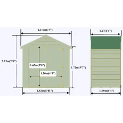 Shire 4x6ft Pressure Treated Double Door Overlap Garden Shed 13 Shire 4x6ft Pressure Treated Double Door Overlap Garden Shed -Garden Decorations and Ornaments Store 13505239 2684926485232435