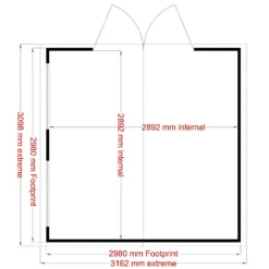 Shire 10 X 10ft Garden Workshop - Including Installation -Garden Decorations and Ornaments Store 13505262 1254931995154544
