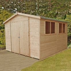 Shire 10 X 10ft Garden Workshop - Including Installation -Garden Decorations and Ornaments Store 13505262 7514931995060953