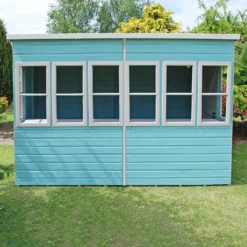 Shire 10 X 6ft Sun Pent Shed - Including Installation -Garden Decorations and Ornaments Store 13505281 1164933734988107
