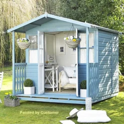 Shire 7 X 7ft Houghton Summerhouse - Including Installation -Garden Decorations and Ornaments Store 13505292 1054931992103649