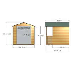 Shire 7xft7 Alnwick Summerhouse - Including Installation -Garden Decorations and Ornaments Store 13505293 1004965684454818