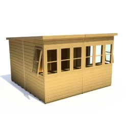 Shire 10 X 10ft Sun Pent Shed - Including Installation -Garden Decorations and Ornaments Store 13505295 4144933734115749
