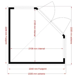Shire 8 X 8ft Barclay Summerhouse - Including Installation -Garden Decorations and Ornaments Store 13505303 2114931995840950