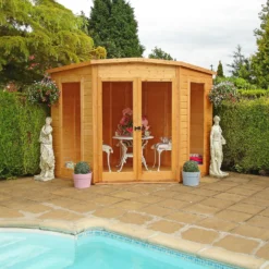Shire 8 X 8ft Barclay Summerhouse - Including Installation -Garden Decorations and Ornaments Store 13505303 7014931995957989