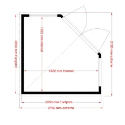Shire 7 X 7ft Barclay Summerhouse - Including Installation -Garden Decorations and Ornaments Store 13505305 1864931992858707