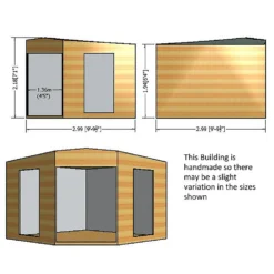 Shire 10 X 10ft Barclay Summerhouse -Garden Decorations and Ornaments Store 13505306 1954931993634624