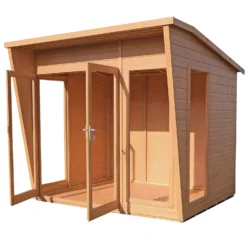 Shire 8 X 6ft Highclere Double Door Summerhouse