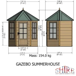 Shire 6 X 6ft Gazebo Summerhouse -Garden Decorations and Ornaments Store 13505312 1554931993495157